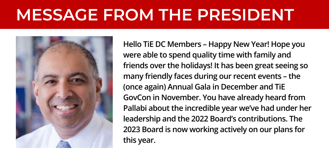 PRESIDENT'S NOTES, JANUARY 2023